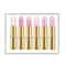Stupell Industries Pink Gold Lipstick Glam Fashion Watercolor in White Frame Wall Art